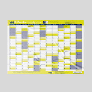 VBE-Terminer Schul-Wandkalender 2026/2027 Format A3